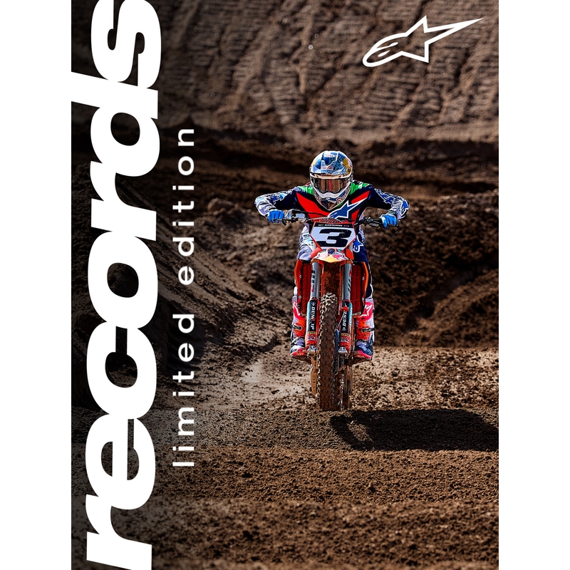 Alpinestars TECH 10 Limited Edition Records Motocrosslaarzen Zwart