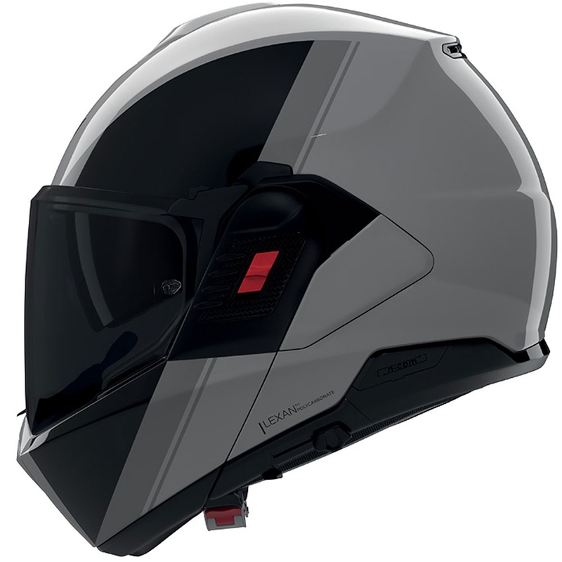 Opklapbare motorhelm Nolan N120-1 Verniciatura Speciale 355 glanzend grijszwart