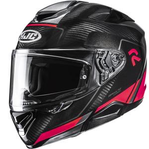 HJC RPHA 72 Carbon Fynex MC1 integraal motorhelm zwart-rood