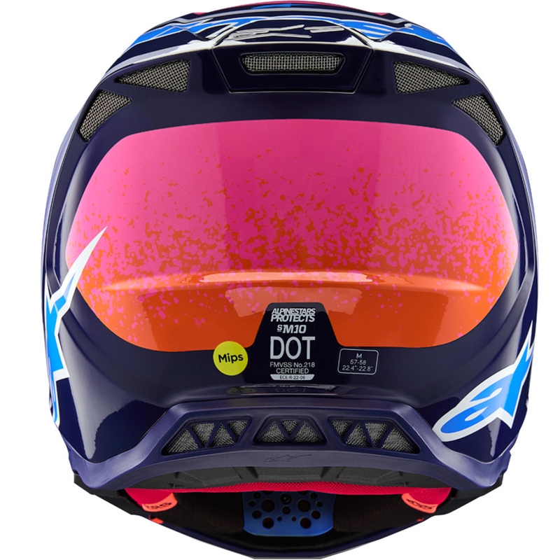 Alpinestars Supertech S-M10 Limited Edition Records Motocrosshelm Grijs
