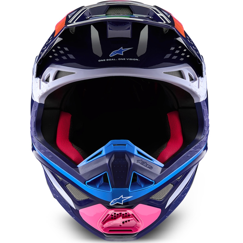 Alpinestars Supertech S-M10 Limited Edition Records Motocrosshelm Grijs