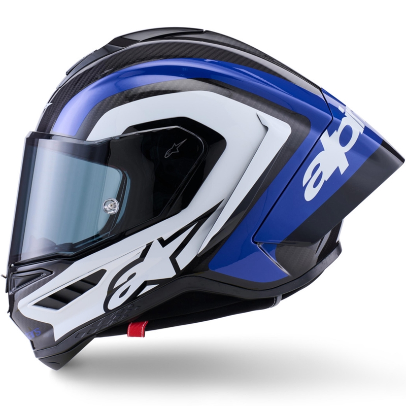 Alpinestars Supertech R10 Arius integraalhelm voor motorfietsen, zwart-blauw-wit