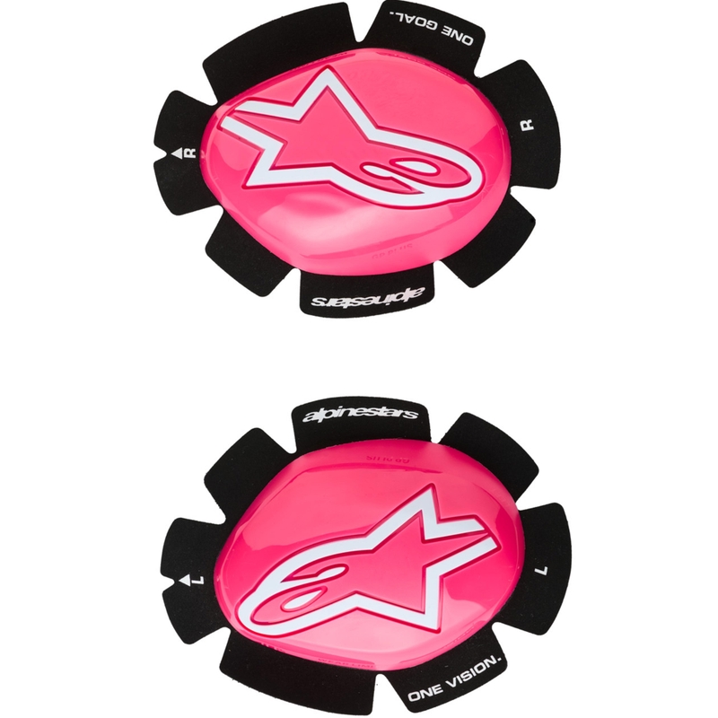 Alpinestars GP Plus sliders 2 stuks fluo roze-wit