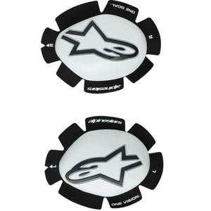 Alpinestars GP Plus sliders 2 stuks wit-zwart