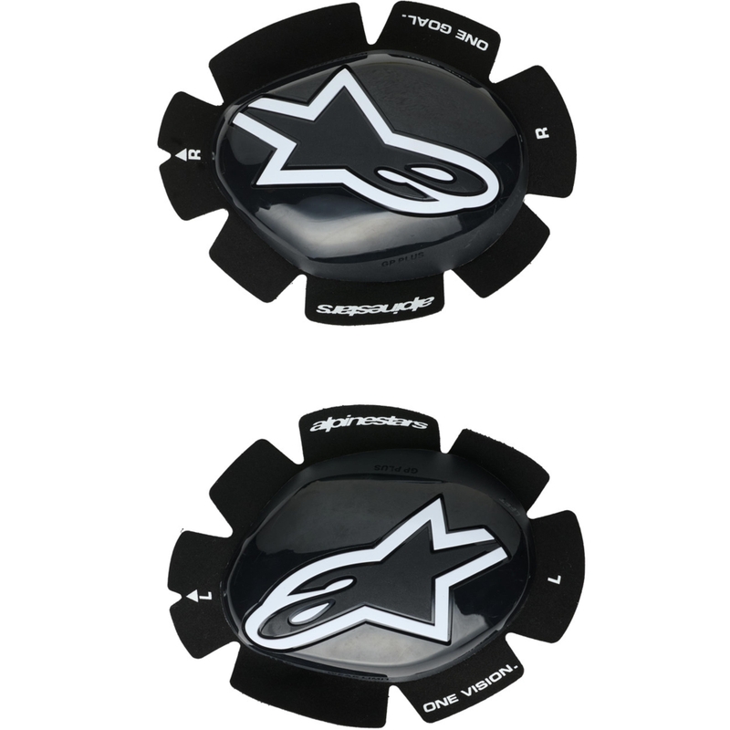 Alpinestars GP Plus sliders 2 stuks zwart-wit
