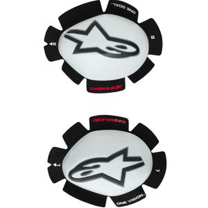 Alpinestars GP Tech kniesliders wit-zwart