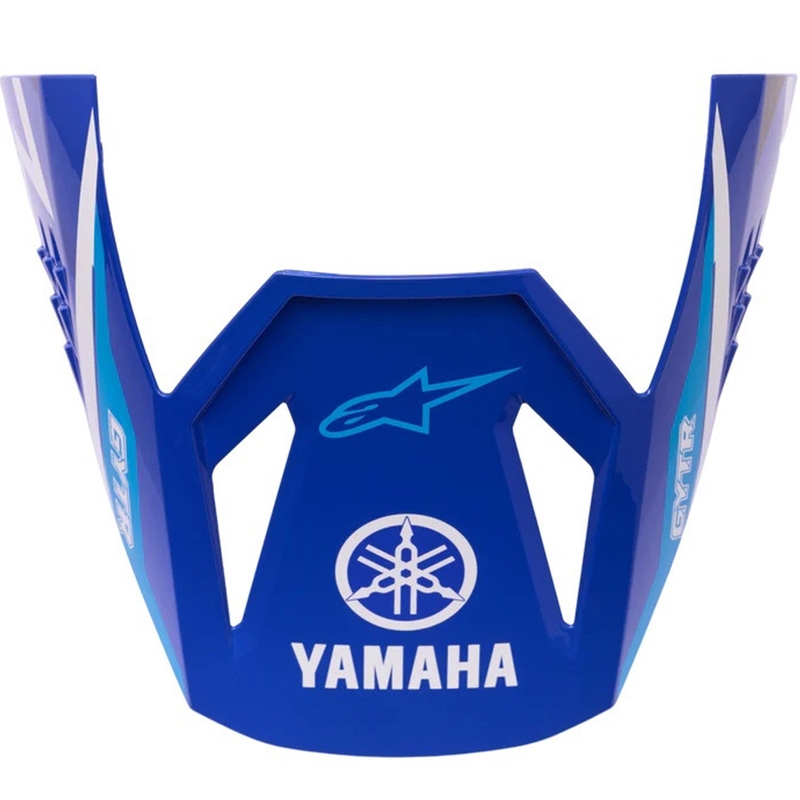 Vizier voor kindermotorhelmen Alpinestars S-M3 Yamaha collectie blauw-wit