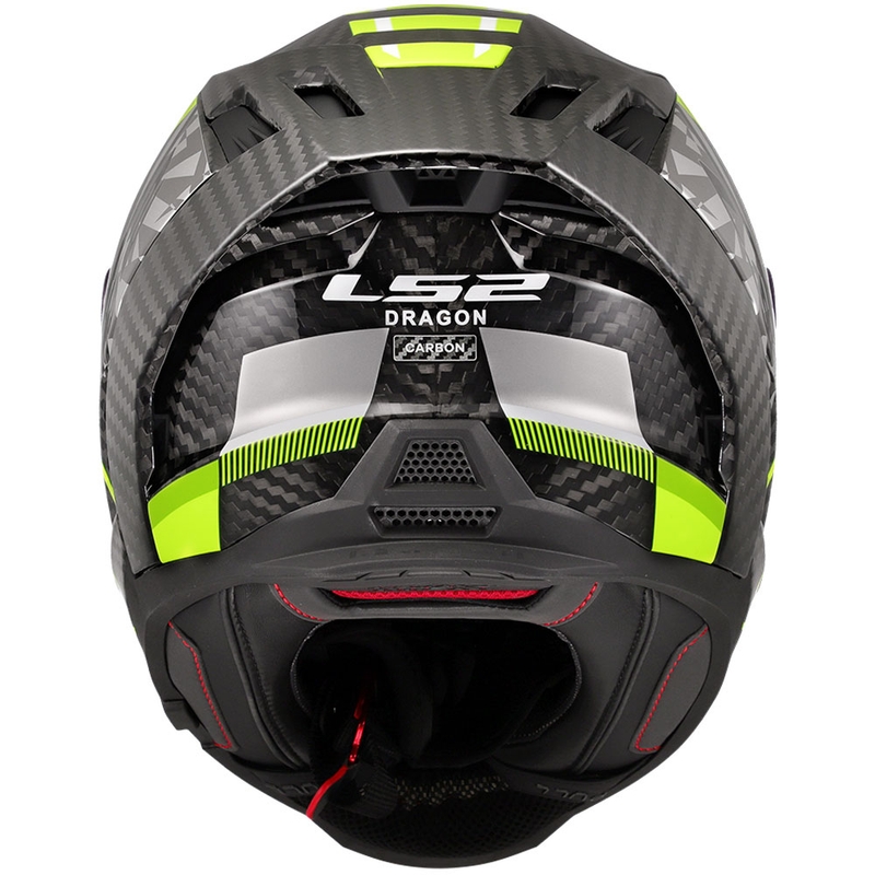 Integraal motorhelm LS2 FF807 Dragon Trax fluo geel