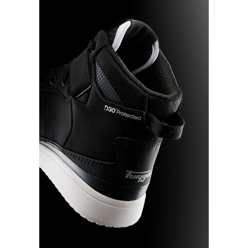 Furygan Tarmac D3O® motorlaarzen zwart-wit