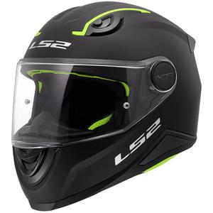 Kinderhelm LS2 FF812, integraalhelm voor motorfietsen, effen matzwart