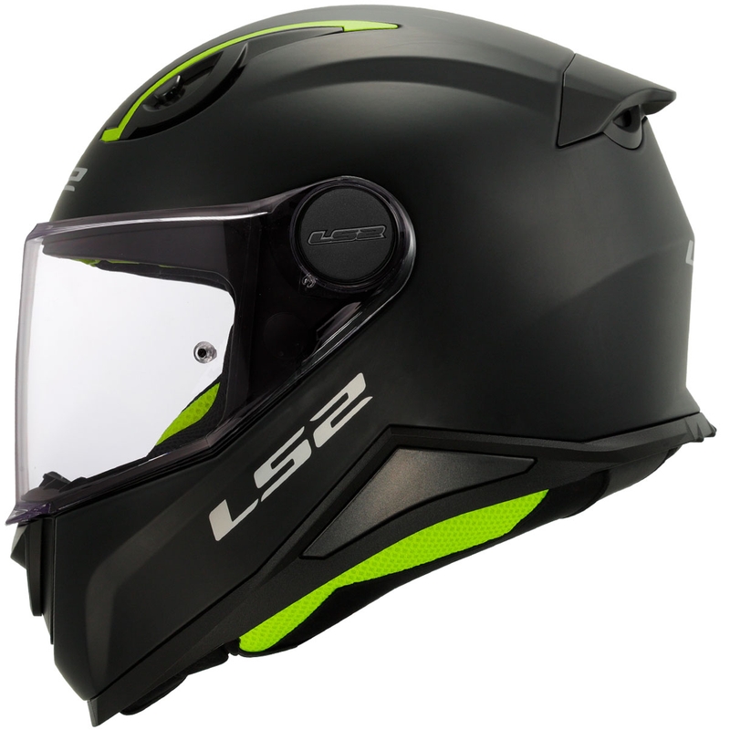 Kinderhelm LS2 FF812, integraalhelm voor motorfietsen, effen matzwart