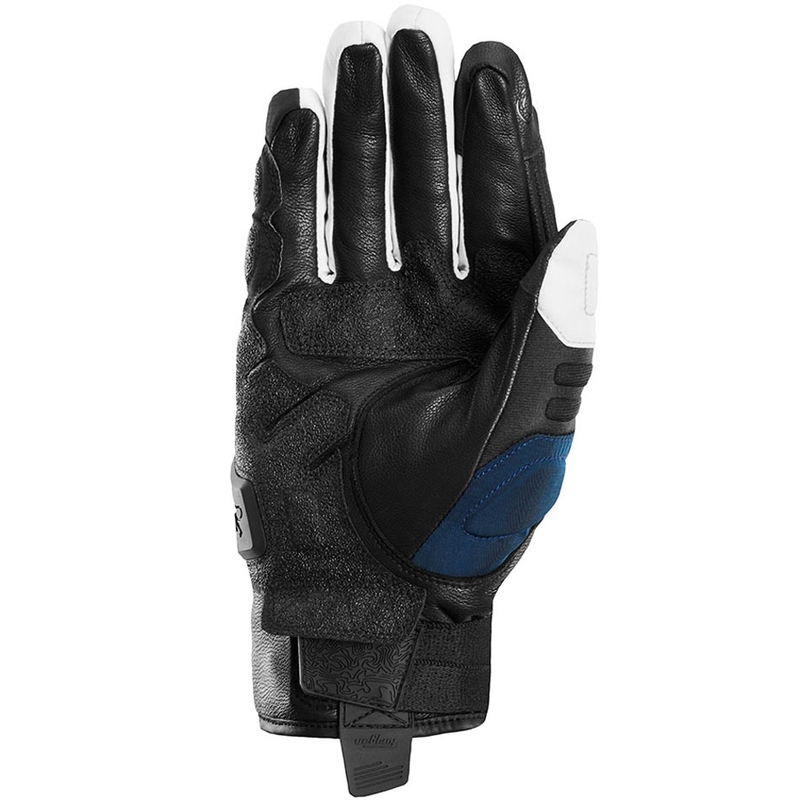 Furygan Balmaz All Seasons motorhandschoenen zwart-blauw-parelmoer