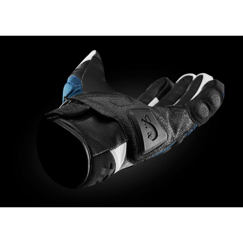 Furygan Balmaz All Seasons motorhandschoenen zwart-blauw-parelmoer