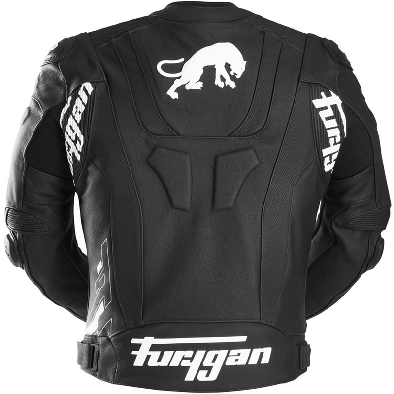 Furygan Raptor Evo 3 leren motorjas zwart-wit
