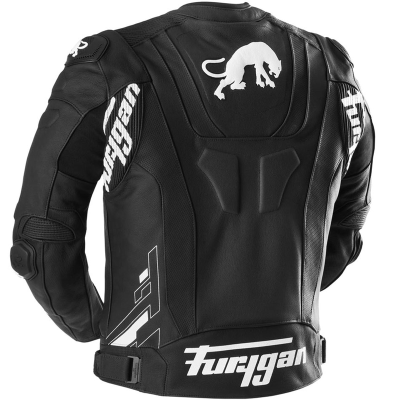Furygan Raptor Evo 3 leren motorjas zwart-wit