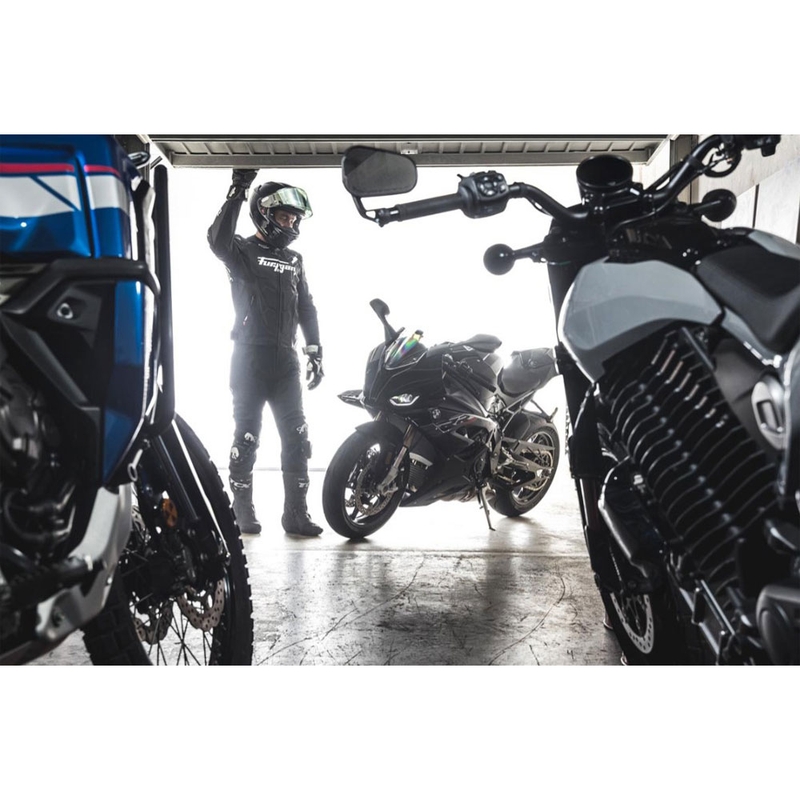 Furygan Raptor Evo 3 leren motorjas zwart-wit