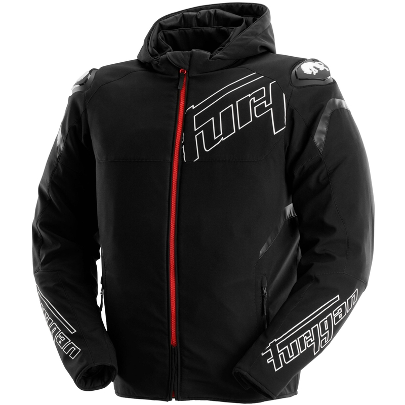 Furygan Sektor Roadster Evo motorjas zwart-wit-rood