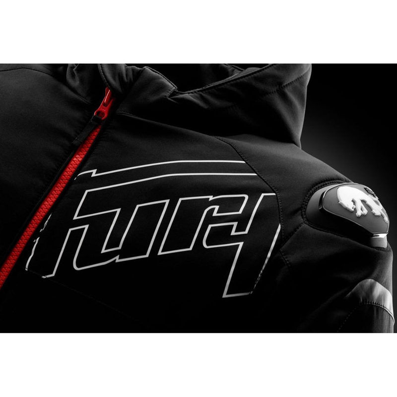 Furygan Sektor Roadster Evo motorjas zwart-wit-rood