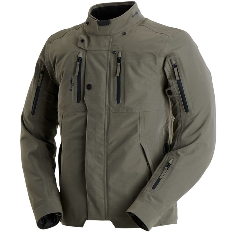 Furygan Harris Trooper motorjas kaki groen