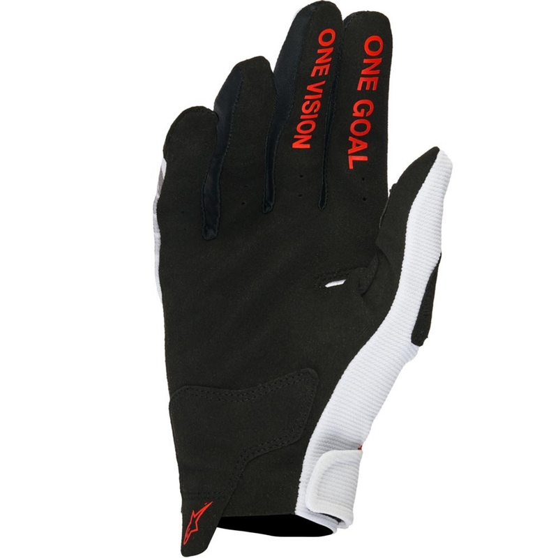 Alpinestars Radar Honda motorcrosshandschoenen collectie wit-zwart-rood