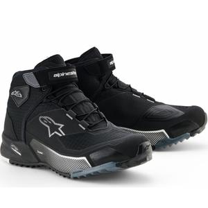 Alpinestars Stella CR-X Drystar motorlaarzen voor dames in zwart-grijs-wit