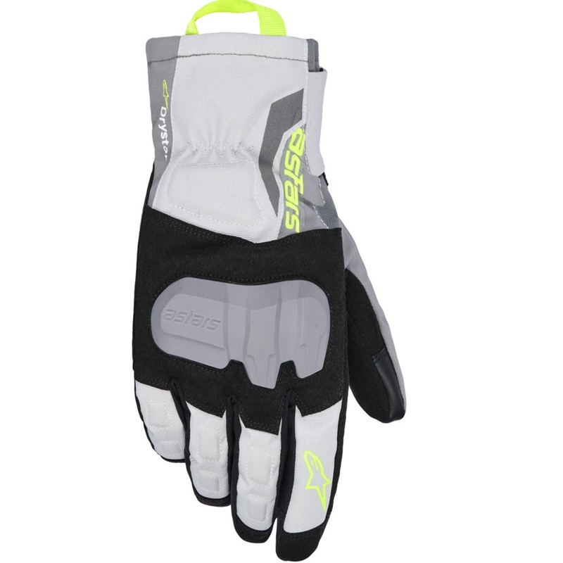 Alpinestars XT-3 Drystar geïsoleerde motorhandschoenen zwart-donkergrijs-lichtgrijs-geel
