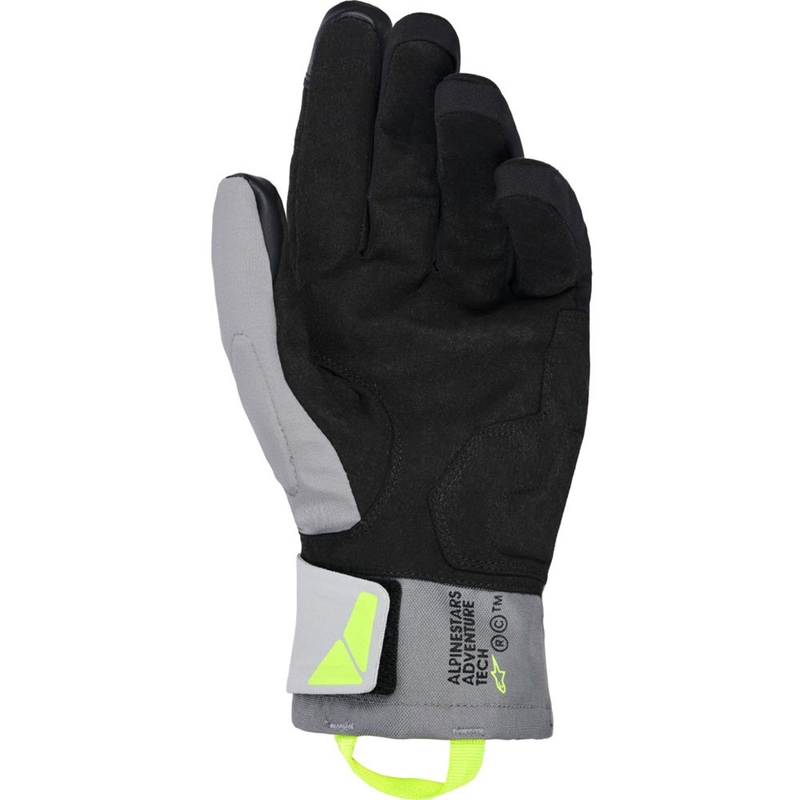 Alpinestars XT-3 Drystar geïsoleerde motorhandschoenen zwart-donkergrijs-lichtgrijs-geel