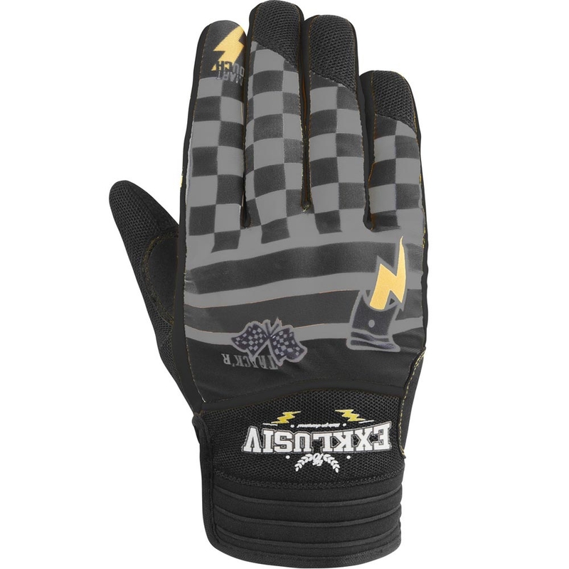 NOX Exklusiv Airflow Tracker motorhandschoenen zwart-grijs