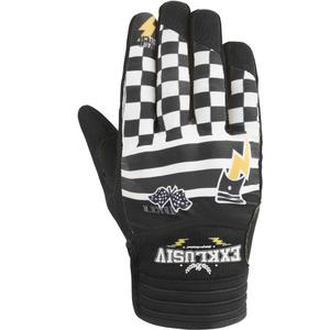 NOX Exklusiv Airflow Tracker motorhandschoenen zwart-wit