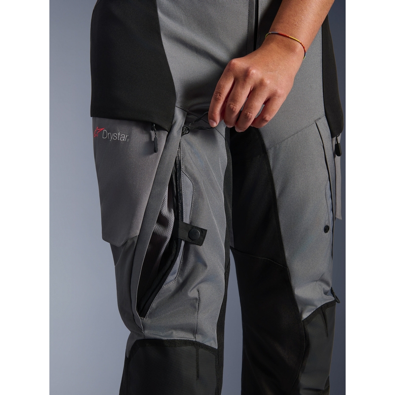 Alpinestars Stella Andes V4 Drystar dames motorbroek zwart-donkergrijs