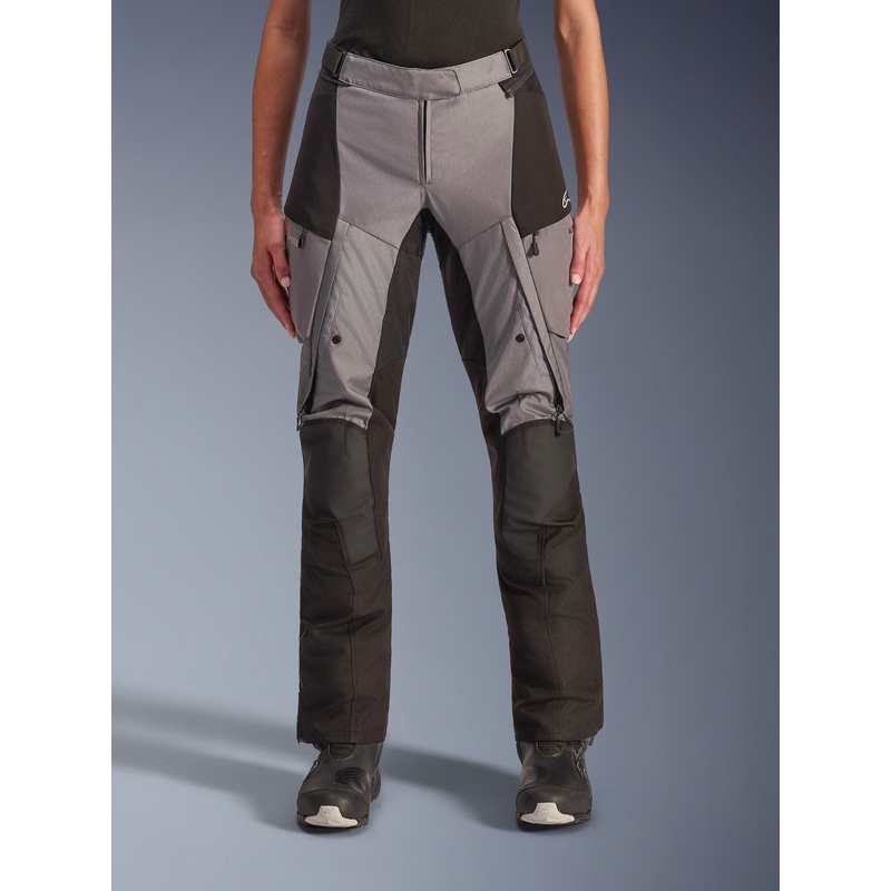 Alpinestars Stella Andes V4 Drystar dames motorbroek zwart-donkergrijs