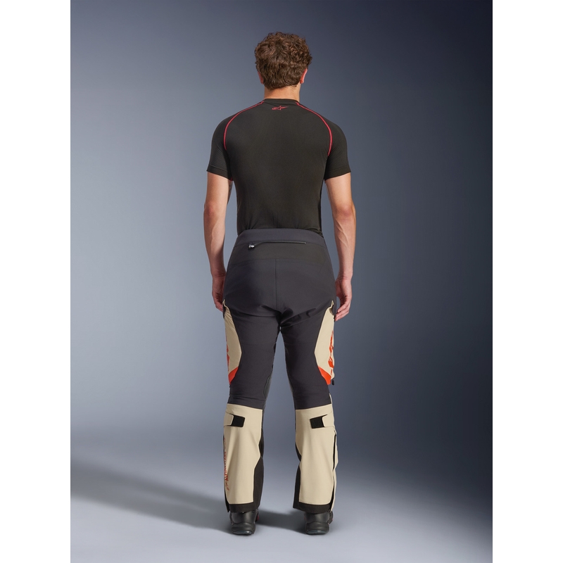 Alpinestars Halo PRO Drystar XF motorbroek crème-zwart-rood