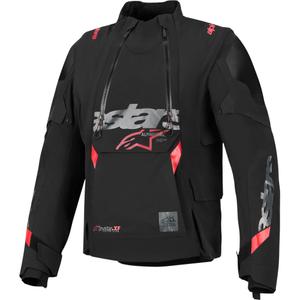 Alpinestars Halo PRO Drystar XF motorjas zwart-donkergrijs-rood