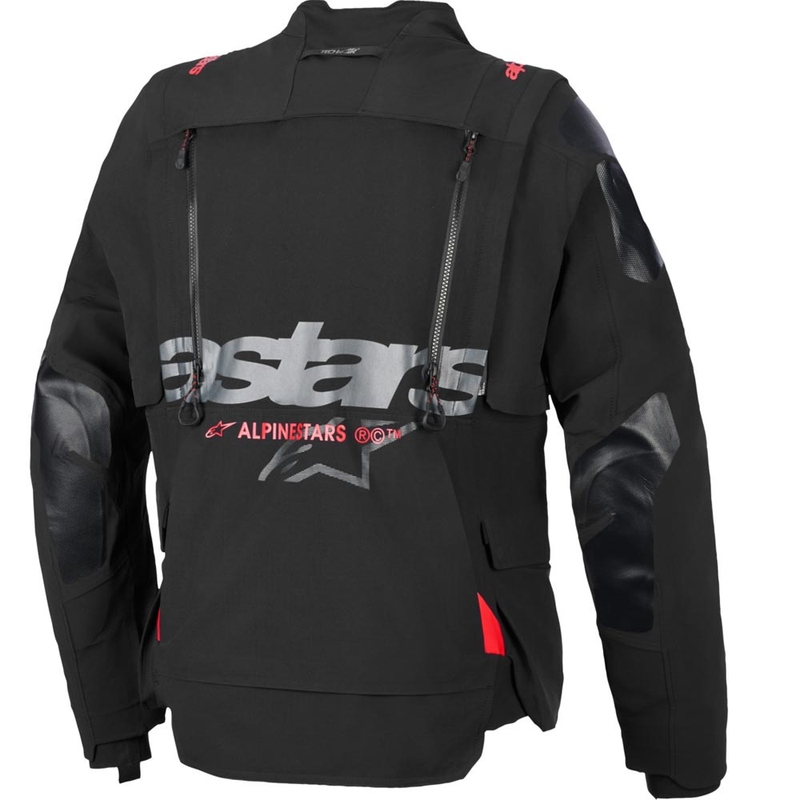 Alpinestars Halo PRO Drystar XF motorjas zwart-donkergrijs-rood