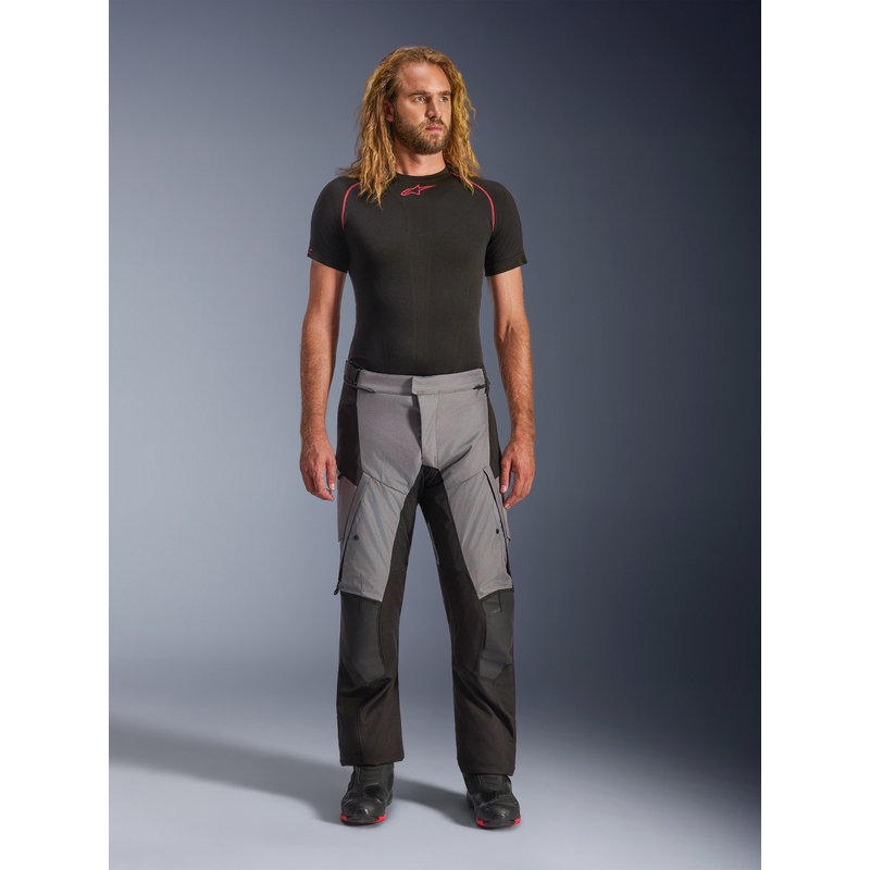 Alpinestars Andes V4 Drystar motorbroek zwart-donkergrijs