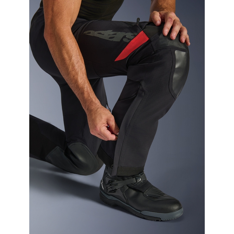 Alpinestars Halo PRO Drystar XF motorbroek zwart-donkergrijs-rood