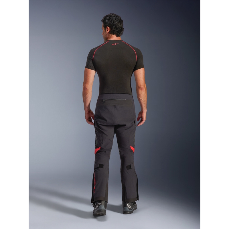 Alpinestars Halo PRO Drystar XF motorbroek zwart-donkergrijs-rood