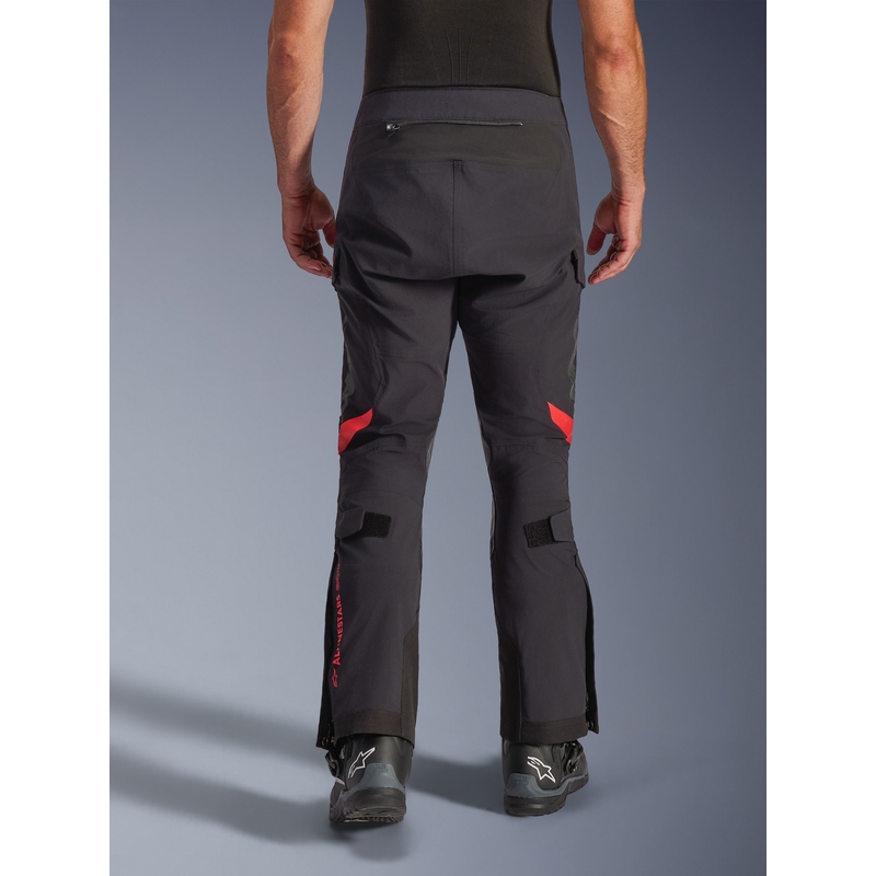 Alpinestars Halo PRO Drystar XF motorbroek zwart-donkergrijs-rood