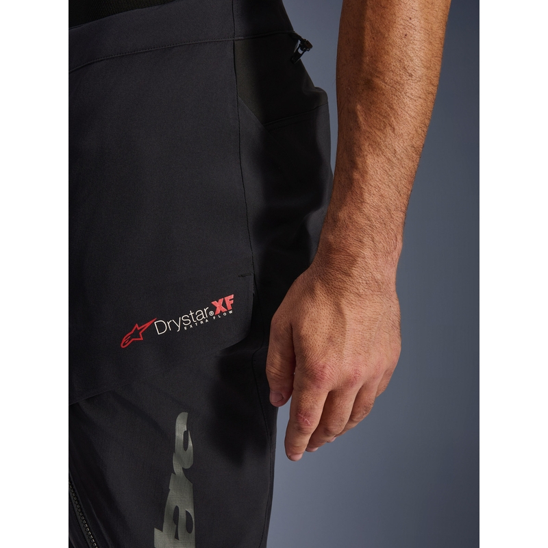 Alpinestars Halo PRO Drystar XF motorbroek zwart-donkergrijs-rood