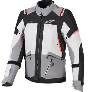 Alpinestars Stella Andes V4 Drystar dames motorjas donkergrijs-lichtgrijs-zwart-rood