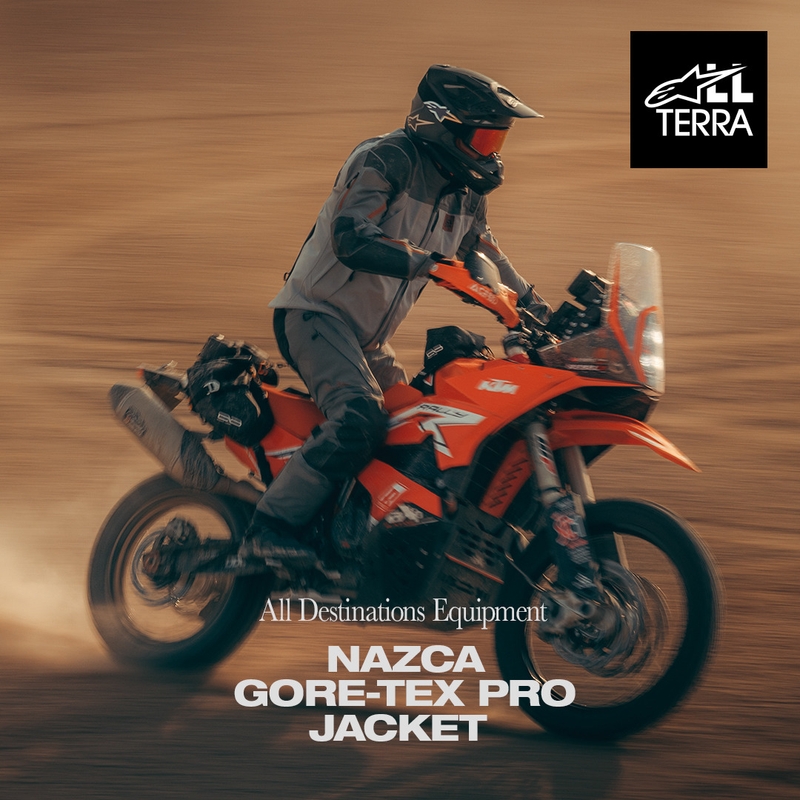 Alpinestars Nazca 3L Gore-Tex PRO motorjas donkergrijs-lichtgrijs