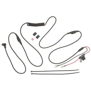 Kabelreductie voor elektrisch verwarmde vizieren van Cassida Tour-helmen naar USB-standaard