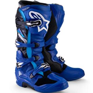 Alpinestars TECH 7 YAMAHA motorcrosslaarzen blauw-wit-zwart collectie