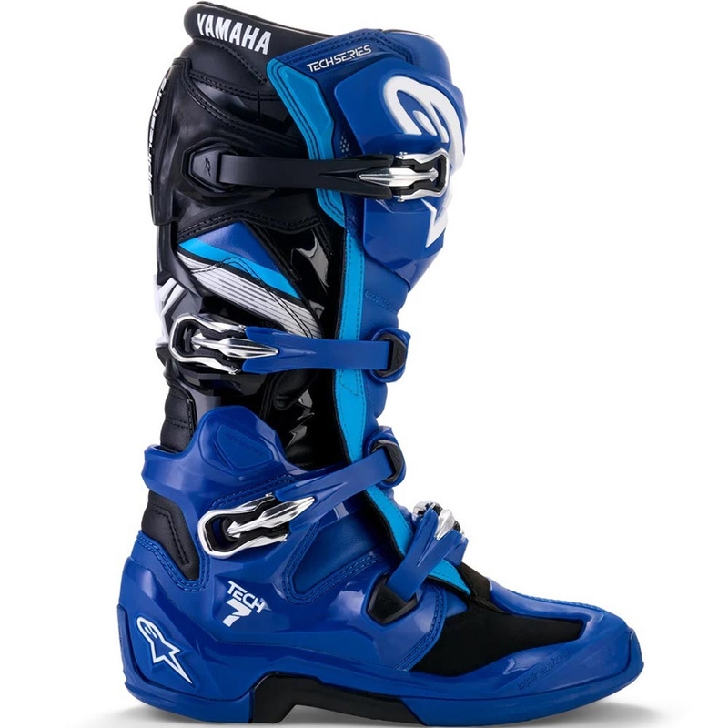 Alpinestars TECH 7 YAMAHA motorcrosslaarzen blauw-wit-zwart collectie