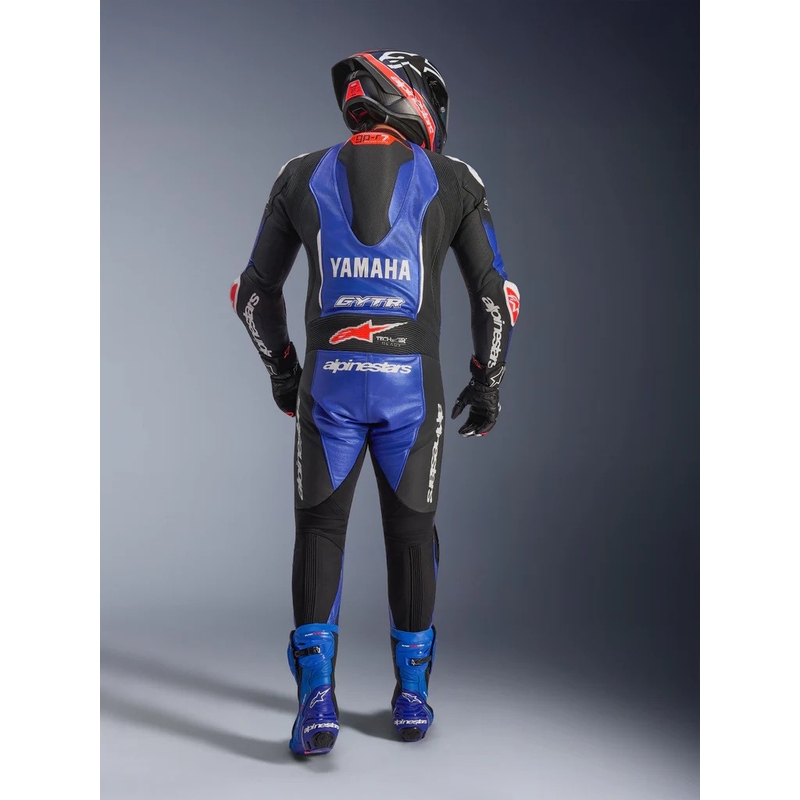 Eendelig leren motorpak Alpinestars GP-R7 YAMAHA GYTR TECH-AIR collectie compatibel blauw-zwart-wit-rood