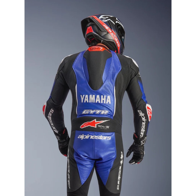 Eendelig leren motorpak Alpinestars GP-R7 YAMAHA GYTR TECH-AIR collectie compatibel blauw-zwart-wit-rood