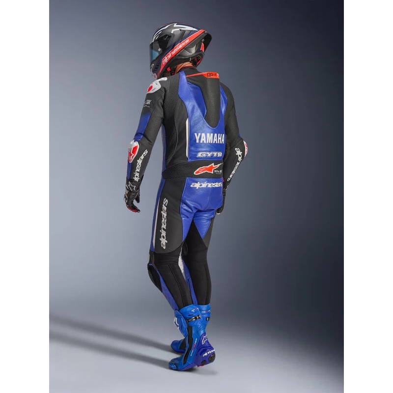 Eendelig leren motorpak Alpinestars GP-R7 YAMAHA GYTR TECH-AIR collectie compatibel blauw-zwart-wit-rood