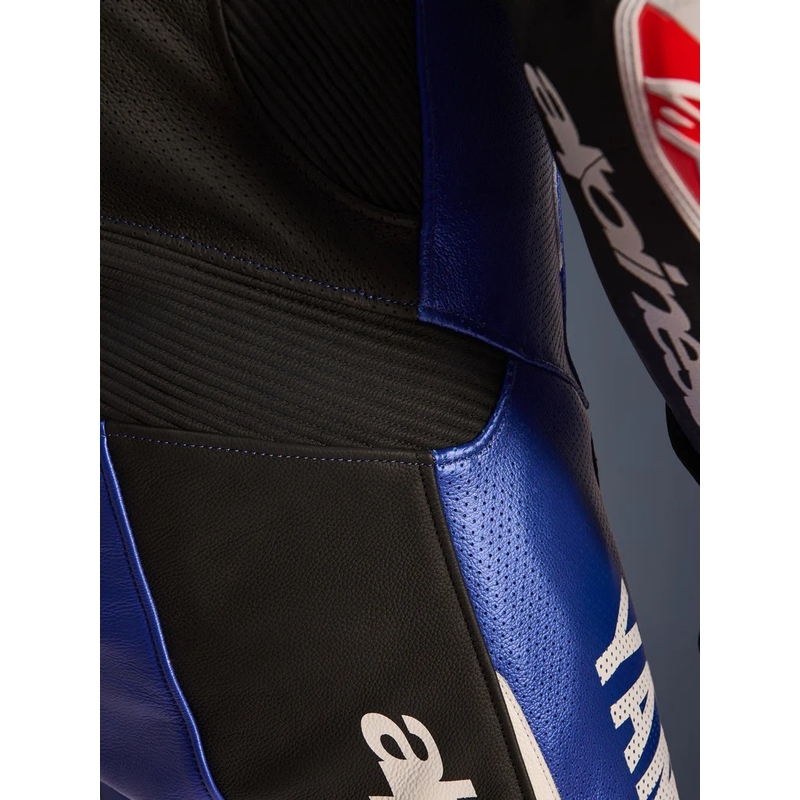 Eendelig leren motorpak Alpinestars GP-R7 YAMAHA GYTR TECH-AIR collectie compatibel blauw-zwart-wit-rood