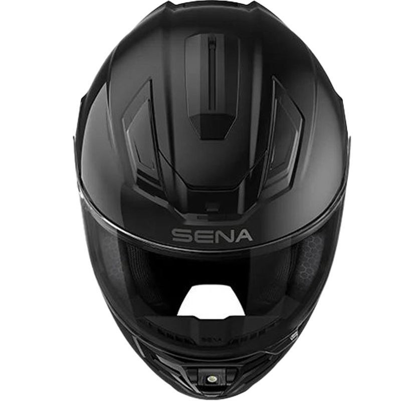 Integraalhelm voor motorrijden met SENA Phantom ANC-headset, matzwart