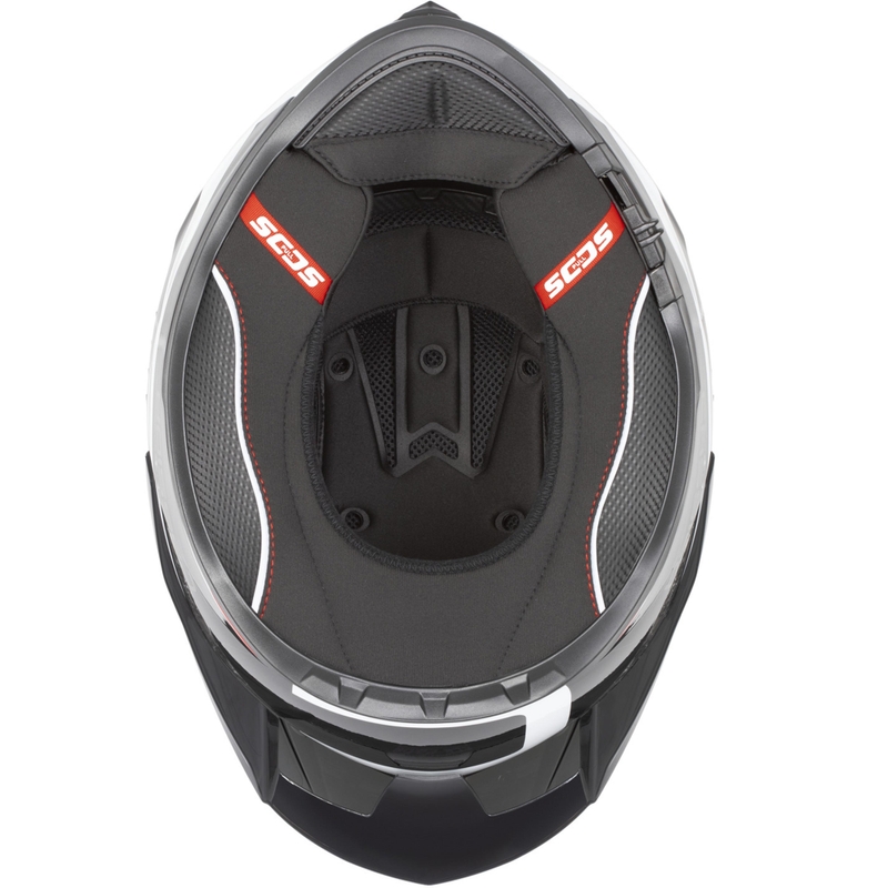 Cassida Integral GTS 2.1 Mega integraalhelm voor motorfietsen in de kleuren zwart-roze-wit-vanille